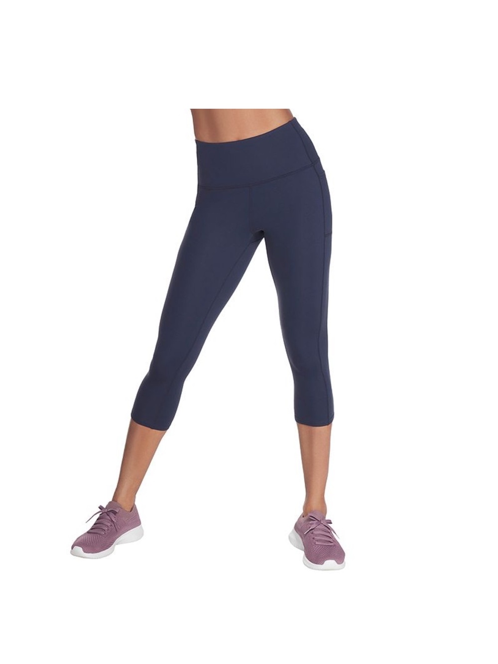 Skechers Navy High-Rise Capri Leggings